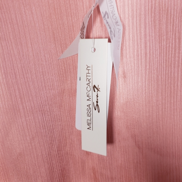 Melissa Mcarthy Coral Flowy Silk Style Top Size 4X - Picture 4 of 5